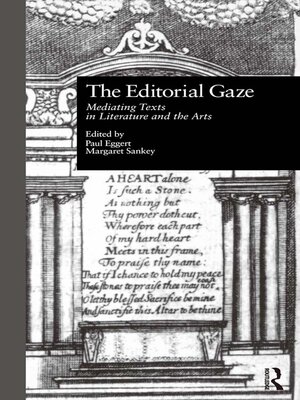 cover image of The Editorial Gaze